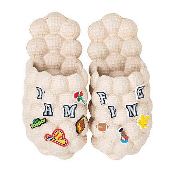 slippers personalized lychee bubble female spring summer flip flops for women beach slipper ladies 220714, Black
slippers personalized lychee bubble female spring summer flip flops for women beach slipper ladies 220714, Black