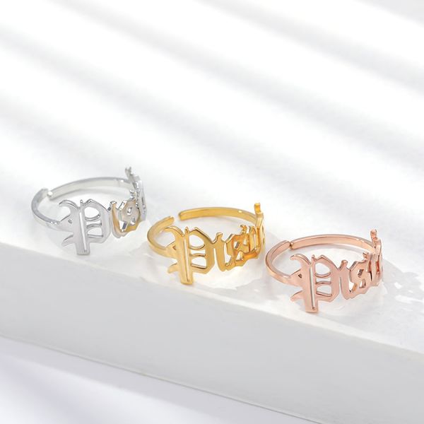 12 zodiac old english letter ring adjustable stainless steel zodiac sign rings horoscope astrology jewelry, Silver
12 zodiac old english letter ring adjustable stainless steel zodiac sign rings horoscope astrology jewelry, Silver