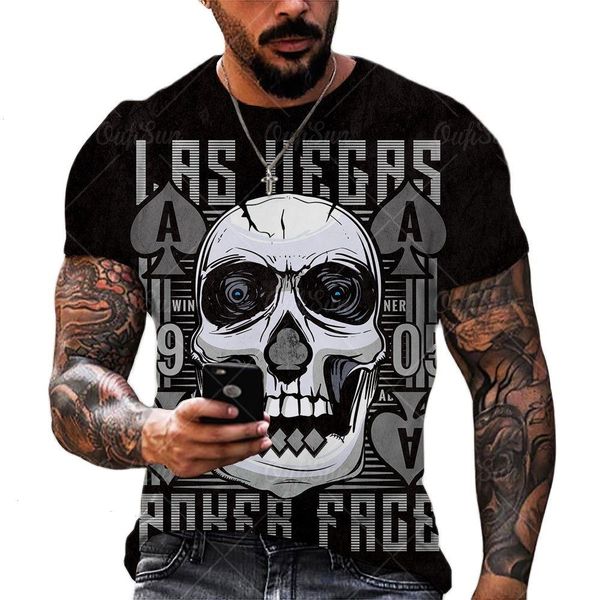 t shirt for men 3d fashion skull print t-shirt punk style summer hip hop short sleeve clothing oversized camiseta, White;black
t shirt for men 3d fashion skull print t-shirt punk style summer hip hop short sleeve clothing oversized camiseta, White;black