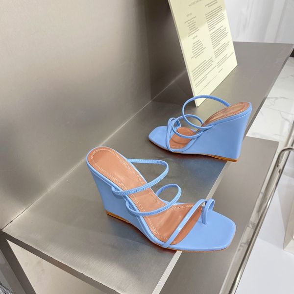 022 new sandal goddess fan high heels wedge light fashion women's strap temperament solid color shoes, Black
022 new sandal goddess fan high heels wedge light fashion women's strap temperament solid color shoes, Black