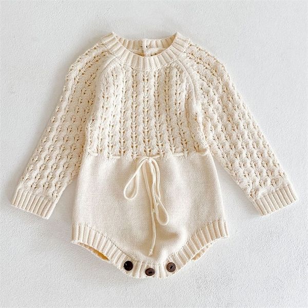 spring girls romper autumn long sleeve girl knit hollow out rompers jumpsuit baby clothes 220802, Blue
spring girls romper autumn long sleeve girl knit hollow out rompers jumpsuit baby clothes 220802, Blue
