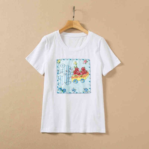 women's t-shirt loose t-shirt rabbit cart summer 2022 pasted cartoon bead diamond sequin loose nr3g, White
women's t-shirt loose t-shirt rabbit cart summer 2022 pasted cartoon bead diamond sequin loose nr3g, White