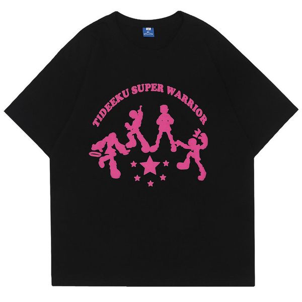 men's t-shirt anime characters print cotton o-neck men's tshirt summer harajuku streetwear casual oversized t-shirt men, White;black
men's t-shirt anime characters print cotton o-neck men's tshirt summer harajuku streetwear casual oversized t-shirt men, White;black