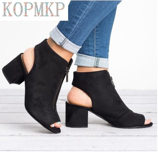 style ankle boots faux suede leather casual open peep toe sandals fashion zipper square heel shoes for women size 34-43 220725, Black
style ankle boots faux suede leather casual open peep toe sandals fashion zipper square heel shoes for women size 34-43 220725, Black
