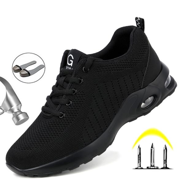 mens boots safety shoes steel toe punctureproof work lightweight men indestructible 220813, Black
mens boots safety shoes steel toe punctureproof work lightweight men indestructible 220813, Black