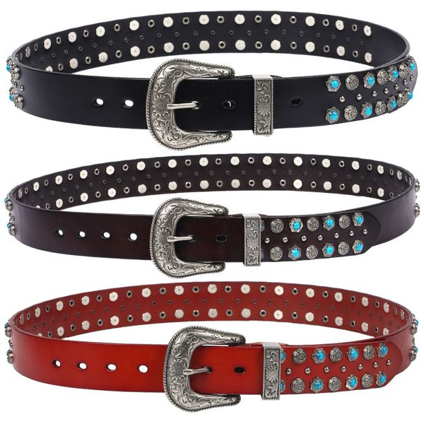 women's belt men's designer shiny rhinestones base black blue white belt imitation turquoise inlaid light luxury ladies ethnic sty, Black;brown
women's belt men's designer shiny rhinestones base black blue white belt imitation turquoise inlaid light luxury ladies ethnic sty, Black;brown