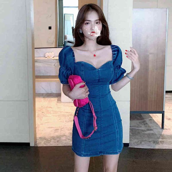 sheath jeans dress women summer lantern sleeve slim vestidos above knee short mini denim dress female plus size back zipper 210412, Black;gray
sheath jeans dress women summer lantern sleeve slim vestidos above knee short mini denim dress female plus size back zipper 210412, Black;gray