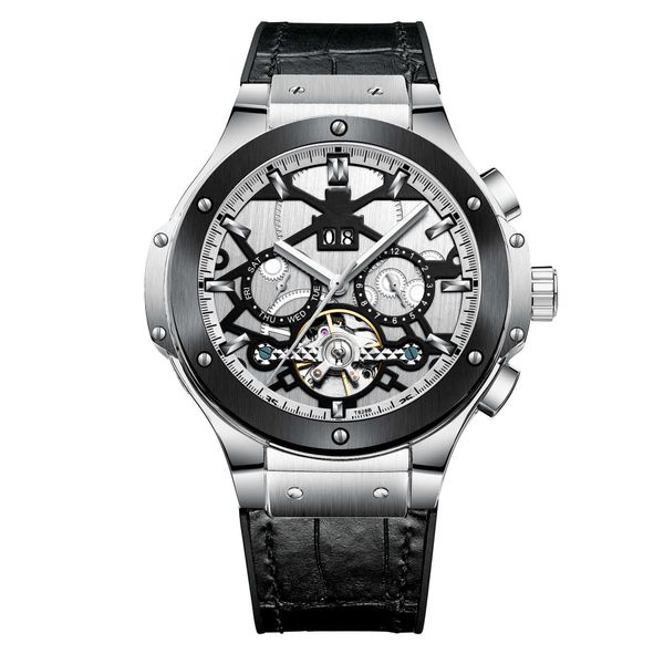 watch luxury mens tourbillon skeleton dial superocean automatic mechanical 1884 galaxy silver sea wolf steel watch, Slivery;brown
watch luxury mens tourbillon skeleton dial superocean automatic mechanical 1884 galaxy silver sea wolf steel watch, Slivery;brown