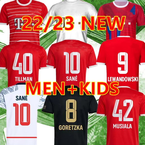 de ligt soccer jersey 22 23 mane sane hernandez bayernes munich gnabry goretzka coman muller davies kimmich football shirt men kids kit 2022, Black;yellow
de ligt soccer jersey 22 23 mane sane hernandez bayernes munich gnabry goretzka coman muller davies kimmich football shirt men kids kit 2022, Black;yellow