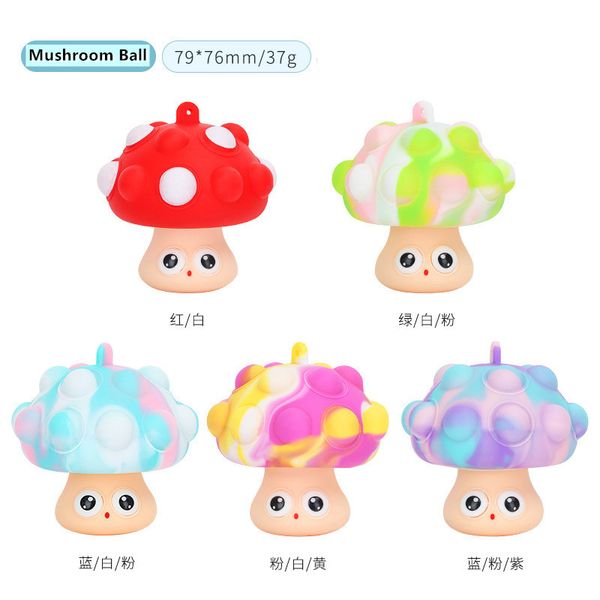 sensory 3d silicone pop fidget straps mushroom ball decompression toy for kids adults relief pressure anti stress finger bubble push toys po
sensory 3d silicone pop fidget straps mushroom ball decompression toy for kids adults relief pressure anti stress finger bubble push toys po