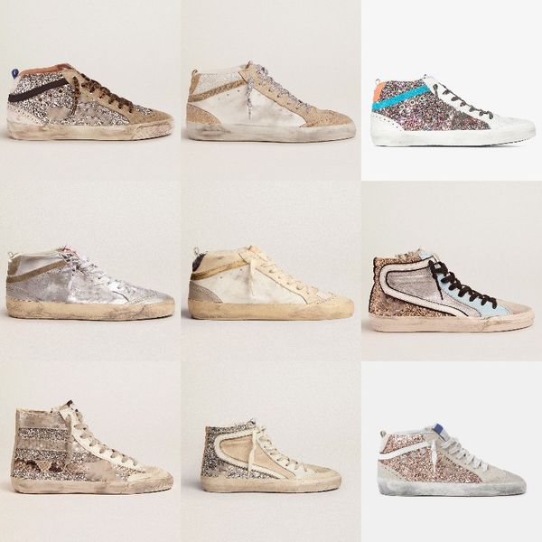 deluxe brand shoes mid star sneakers high-style women casual luxury trainers sequin classic white do-old dirty men shoe, Black
deluxe brand shoes mid star sneakers high-style women casual luxury trainers sequin classic white do-old dirty men shoe, Black