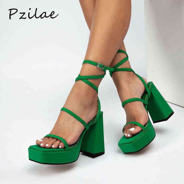 sandals pzilae chunky heels 2022 summer women shoes platform party club pumps ankle buckle strap plus size 42 220704, Black
sandals pzilae chunky heels 2022 summer women shoes platform party club pumps ankle buckle strap plus size 42 220704, Black