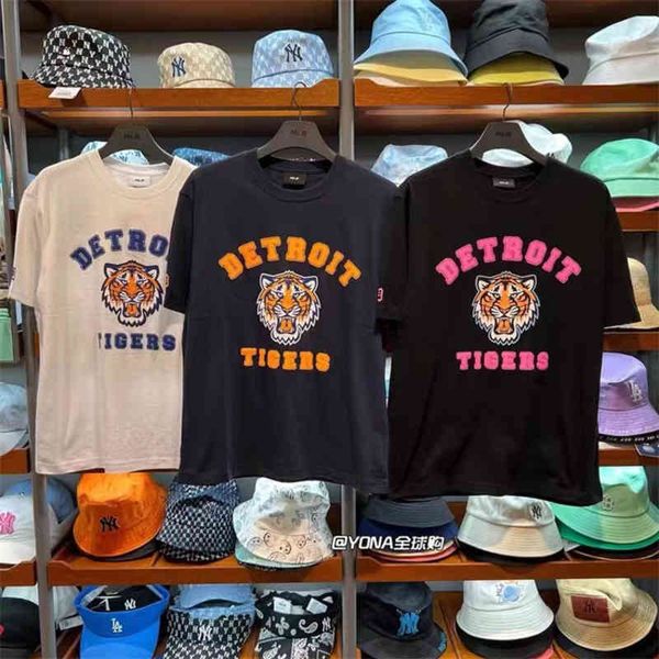 women's t-shirt mlb korea fashion men and women lovers letter ny year of the tiger casual loose round neck short sleeve t-shirt summer, White
women's t-shirt mlb korea fashion men and women lovers letter ny year of the tiger casual loose round neck short sleeve t-shirt summer, White