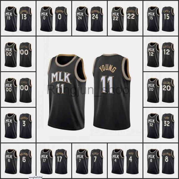 2021-22 75th anniversary printed mens basketball atlanta trae young clint capela de'andre hunter john collins bogdan bogdanovic custom, Black
2021-22 75th anniversary printed mens basketball atlanta trae young clint capela de'andre hunter john collins bogdan bogdanovic custom, Black