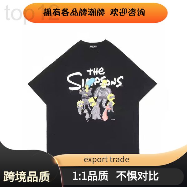 men's t-shirts designer paris fashion 2022 spring and summer new short sleeve t-shirt b simpson co signed half men's women's, White;black
men's t-shirts designer paris fashion 2022 spring and summer new short sleeve t-shirt b simpson co signed half men's women's, White;black