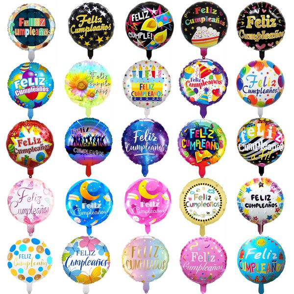 7pcs18inch spanish happy birthday balloon foil round feliz cumpleanos balloons birthday party decoration babyshower globos
7pcs18inch spanish happy birthday balloon foil round feliz cumpleanos balloons birthday party decoration babyshower globos