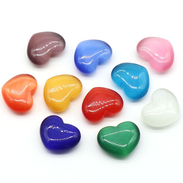 24x30mm heart shape cat eye stone beads no hole bare stone ornament big love heart diy accessories candy color, Black
24x30mm heart shape cat eye stone beads no hole bare stone ornament big love heart diy accessories candy color, Black