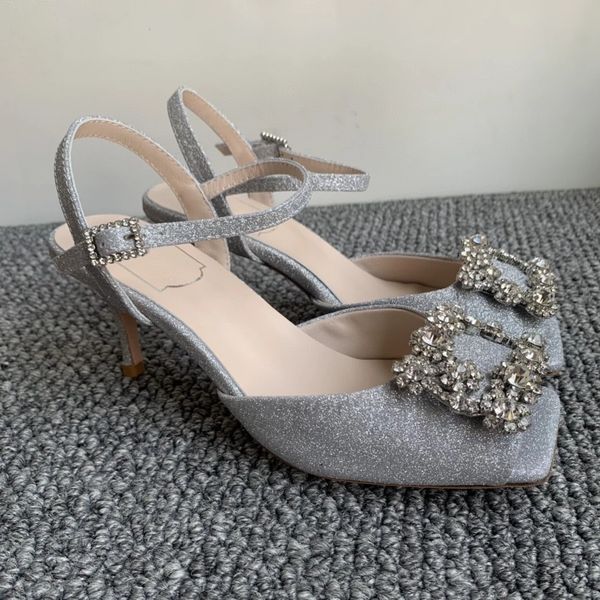 glitter high heels sandals crystal square button sandalias open-toes designer shoes shallow new women shoes, Black
glitter high heels sandals crystal square button sandalias open-toes designer shoes shallow new women shoes, Black