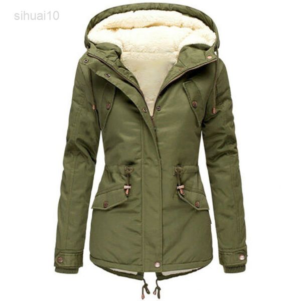 2021 parka autumn warm winter jacket women fur collar jackets for lady long slim parka hoodies thick fashion l220725, Black
2021 parka autumn warm winter jacket women fur collar jackets for lady long slim parka hoodies thick fashion l220725, Black