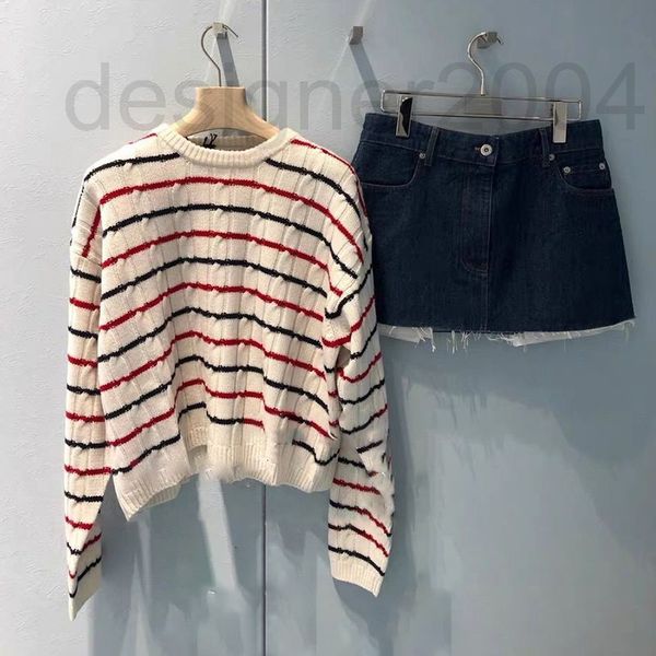 women's sweaters designer niche casual fried dough twist knitted sweater 22 autumn winter new ins loose contrast striped pullover fkd7, White;black
women's sweaters designer niche casual fried dough twist knitted sweater 22 autumn winter new ins loose contrast striped pullover fkd7, White;black