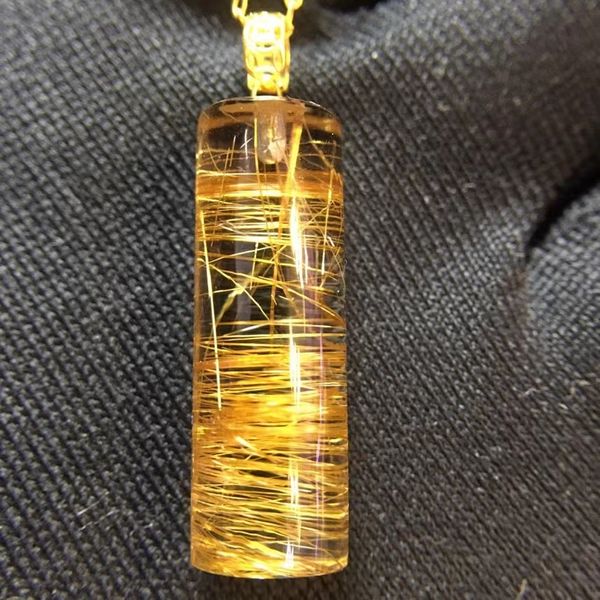 natural gold rutilated quartz pendant necklace barrel 24.6/8.5/8.5mm 18k gold rutilated quartz jewelry women men brazil aaaaaaa, Silver
natural gold rutilated quartz pendant necklace barrel 24.6/8.5/8.5mm 18k gold rutilated quartz jewelry women men brazil aaaaaaa, Silver
