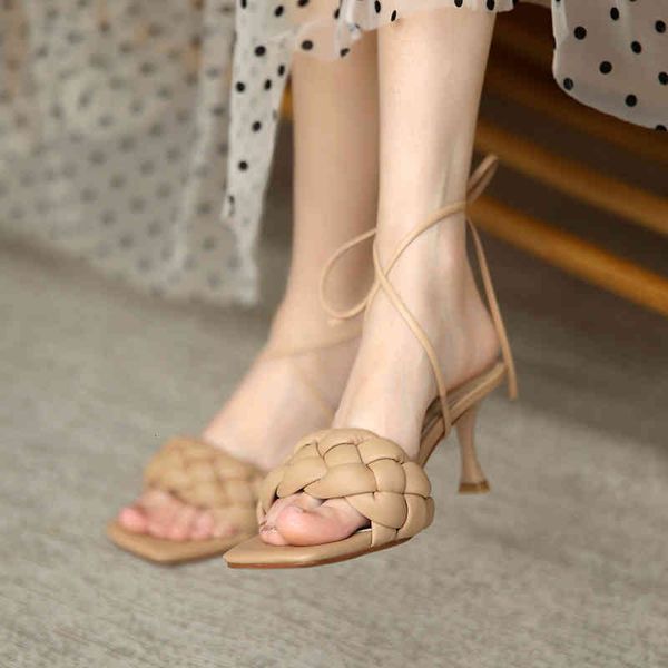 sandals sandals women summer ins macarone color series thin heel high-heeled woven slippers two wearing bandage ladies scwb, Black
sandals sandals women summer ins macarone color series thin heel high-heeled woven slippers two wearing bandage ladies scwb, Black