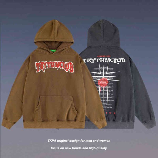 tkpa american street letters used hoodie for men and women oversize fashion couple jacket, Black
tkpa american street letters used hoodie for men and women oversize fashion couple jacket, Black