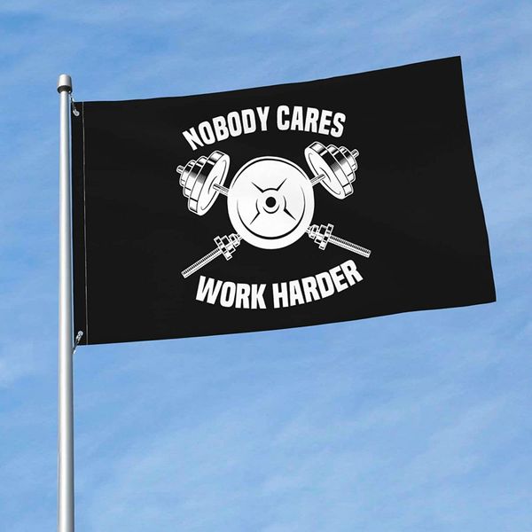 nobody cares work harder flag 3x5 ft 100%polyester vivid color with brass grommets for yard garden decor
nobody cares work harder flag 3x5 ft 100%polyester vivid color with brass grommets for yard garden decor