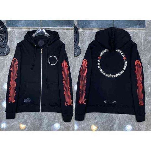 luxury designer classic fashion hoodies mens zipper ch horseshoe sanskrit cross print pullover hooded sweatshirts sweater woman loose jackts, Black
luxury designer classic fashion hoodies mens zipper ch horseshoe sanskrit cross print pullover hooded sweatshirts sweater woman loose jackts, Black