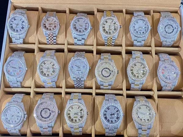 luxury mens watches 4130 movement watches for men 3255 montre de luxe watch mosang stone moissanite diamond watchs wristwatch mechanical aut, Slivery;brown
luxury mens watches 4130 movement watches for men 3255 montre de luxe watch mosang stone moissanite diamond watchs wristwatch mechanical aut, Slivery;brown
