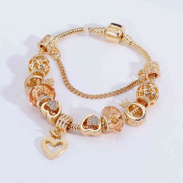 spring 2022 new diy beaded women's bracelet sweet wind love diamond inlaid bracelet, Golden;silver
spring 2022 new diy beaded women's bracelet sweet wind love diamond inlaid bracelet, Golden;silver