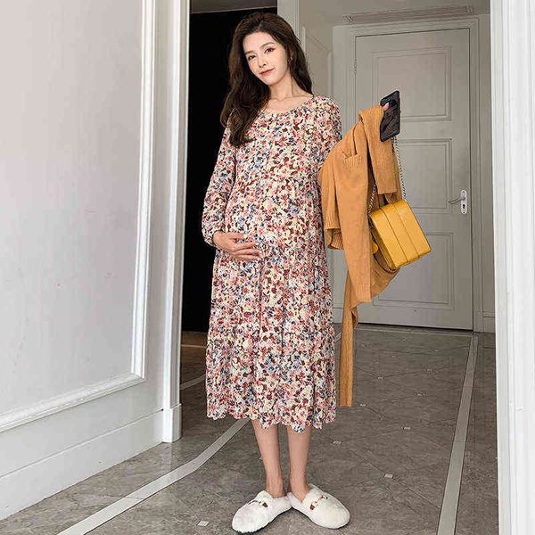maternity fashion chiffon flowered dress outfit plus size long sleeves loose pregnant woman pleated dress long loose beach dresses j220628, White
maternity fashion chiffon flowered dress outfit plus size long sleeves loose pregnant woman pleated dress long loose beach dresses j220628, White