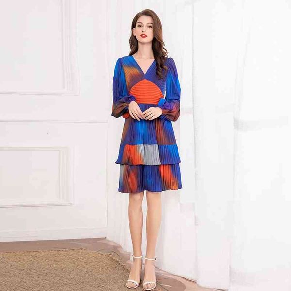 casual dresses nd early spring women's dress v-neck crimp fade color printed long sleeve ruffle dress, Black;gray
casual dresses nd early spring women's dress v-neck crimp fade color printed long sleeve ruffle dress, Black;gray