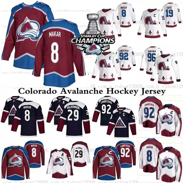#8 cale makar 2022 stanley cup champions jersey avalanche gabriel landeskog nathan mackinnon nazem kadri darcy kuemper devon toews johnson r, Black;red
#8 cale makar 2022 stanley cup champions jersey avalanche gabriel landeskog nathan mackinnon nazem kadri darcy kuemper devon toews johnson r, Black;red