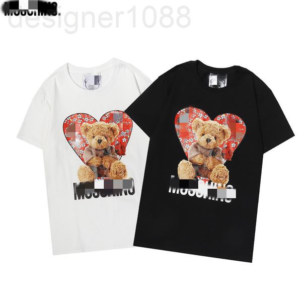 men's t-shirts designer summer new love rose bear print short sleeve 21 loose large men's and women's t-shirt wv62, White;black
men's t-shirts designer summer new love rose bear print short sleeve 21 loose large men's and women's t-shirt wv62, White;black