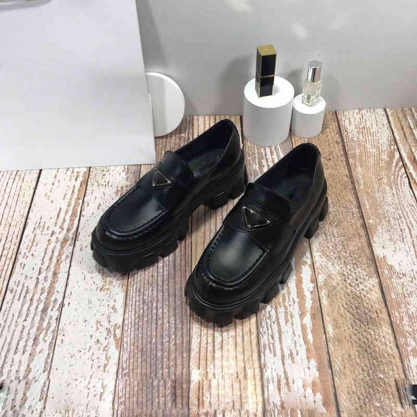 dress shoes round head shaving leather thick bottom casual shoes lofook star net red same fashion comfortable women's package, Black
dress shoes round head shaving leather thick bottom casual shoes lofook star net red same fashion comfortable women's package, Black