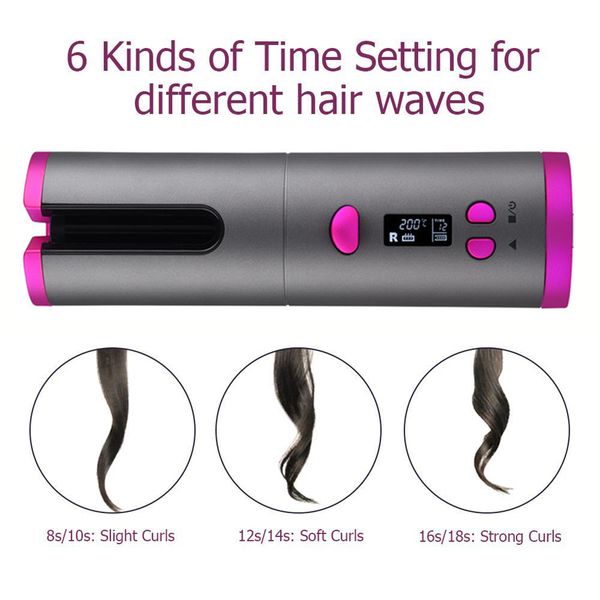 automatic hair curler wireless portable curling irons hair styling tools curls machine usb hair ceramic barrel curling iron perf
automatic hair curler wireless portable curling irons hair styling tools curls machine usb hair ceramic barrel curling iron perf