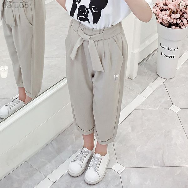 kids girls summer cool pants cotton linen bow loose leisure calf-length pants beige/black for teenage girl 4 6 8 10 12 14 y l220808, Blue
kids girls summer cool pants cotton linen bow loose leisure calf-length pants beige/black for teenage girl 4 6 8 10 12 14 y l220808, Blue