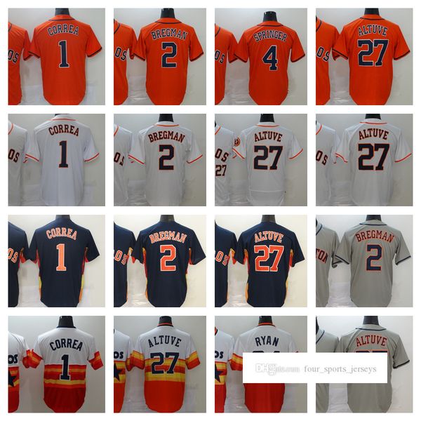 astros 27 jose altuve baseball jersey houston city 1 carlos correa 2 alex bregman 4 george springer 34 nolan ryan blank men women youth size, Blue;black
astros 27 jose altuve baseball jersey houston city 1 carlos correa 2 alex bregman 4 george springer 34 nolan ryan blank men women youth size, Blue;black