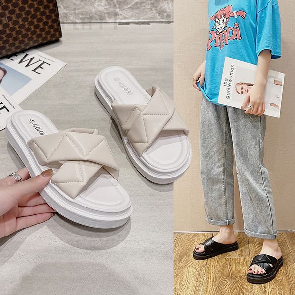 slippers designer cool slippers women wear 2022 new fashion net red flat bottoms outside in summer, and go out for leisure. thick bottomed o, Black
slippers designer cool slippers women wear 2022 new fashion net red flat bottoms outside in summer, and go out for leisure. thick bottomed o, Black