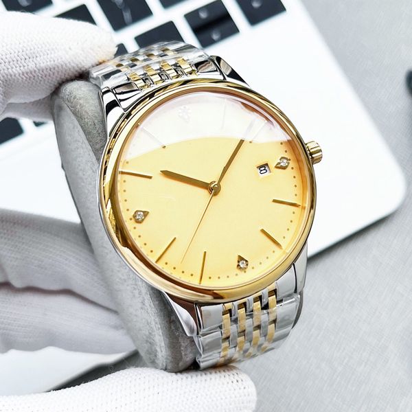 classic mens watches automatic mechanical movement watch 40mm fashion business wristwatch montre de luxe gifts for mens, Slivery;brown
classic mens watches automatic mechanical movement watch 40mm fashion business wristwatch montre de luxe gifts for mens, Slivery;brown