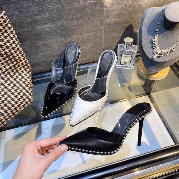 slippers women's varnished leather shoes pointed slippers ultra-high heels pearl series special offers, Black
slippers women's varnished leather shoes pointed slippers ultra-high heels pearl series special offers, Black