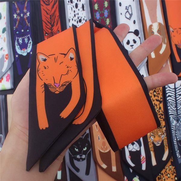 17 colors animal print bag skinny silk scarf for women luxury brand foulard tie fashion head scarves ladies, Blue;gray
17 colors animal print bag skinny silk scarf for women luxury brand foulard tie fashion head scarves ladies, Blue;gray