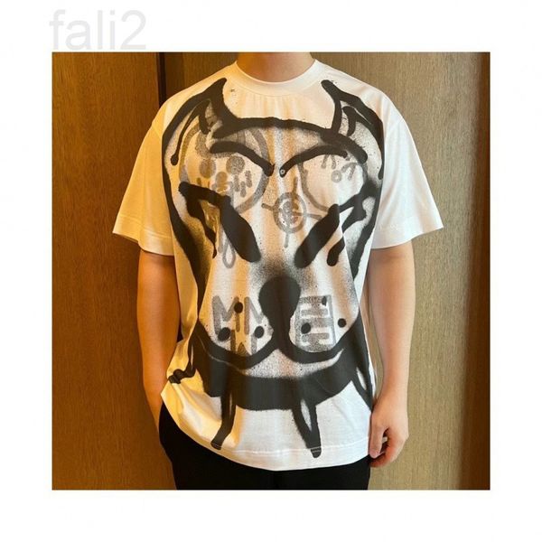 women's t-shirt designer chaopai 22 spring and summer new niche design dog head print loose short sleeve t-shirt for men women 7829, White
women's t-shirt designer chaopai 22 spring and summer new niche design dog head print loose short sleeve t-shirt for men women 7829, White