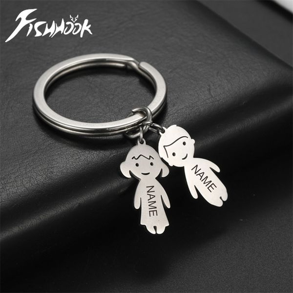fishhook personalized keychain custom name boy girl key chain ring gift for woman man family kid child stainless steel jewelry 220622, Silver
fishhook personalized keychain custom name boy girl key chain ring gift for woman man family kid child stainless steel jewelry 220622, Silver