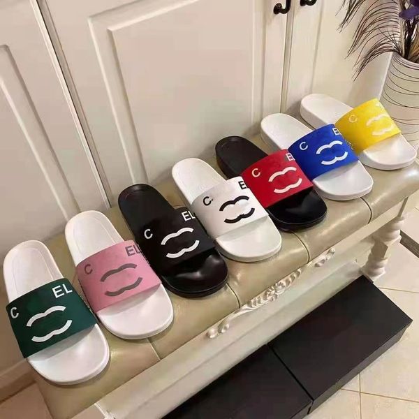2022 new designer women's slippers thick soles rubber elastic letters soft soles candy color black beige green flat pair shoes men'
2022 new designer women's slippers thick soles rubber elastic letters soft soles candy color black beige green flat pair shoes men'