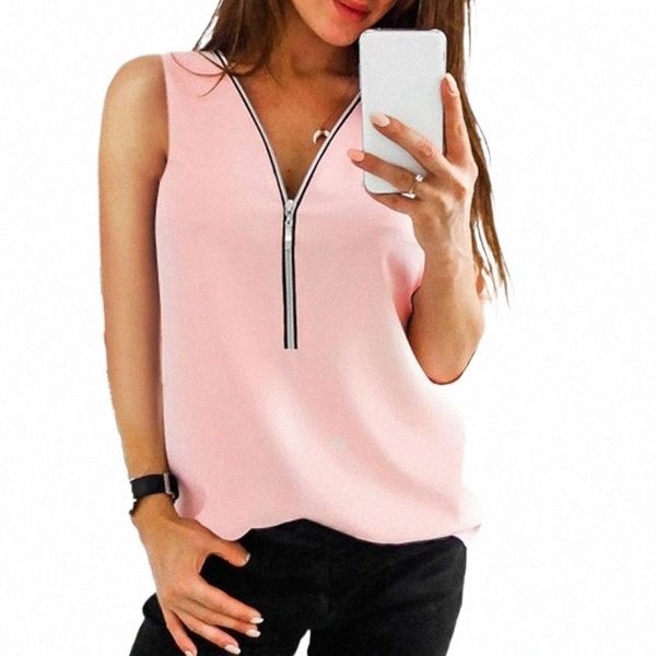 women's tanks & camis female casual summer shirt ladies v neck zipper loose tee solid zip up vestidos mujer verano blouse d67k#, White
women's tanks & camis female casual summer shirt ladies v neck zipper loose tee solid zip up vestidos mujer verano blouse d67k#, White