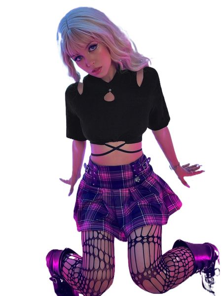 cut out crisscross tie back crop tee f4qi#, White
cut out crisscross tie back crop tee f4qi#, White