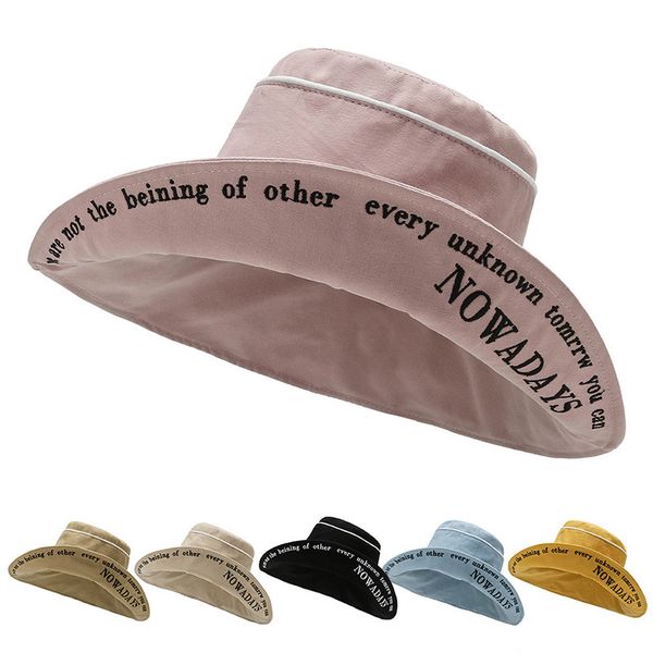 foldable bucket hat summer sun hat for women girls visor fisherman cap anti-uv wide brim sunscreen hats caps, Blue;gray
foldable bucket hat summer sun hat for women girls visor fisherman cap anti-uv wide brim sunscreen hats caps, Blue;gray