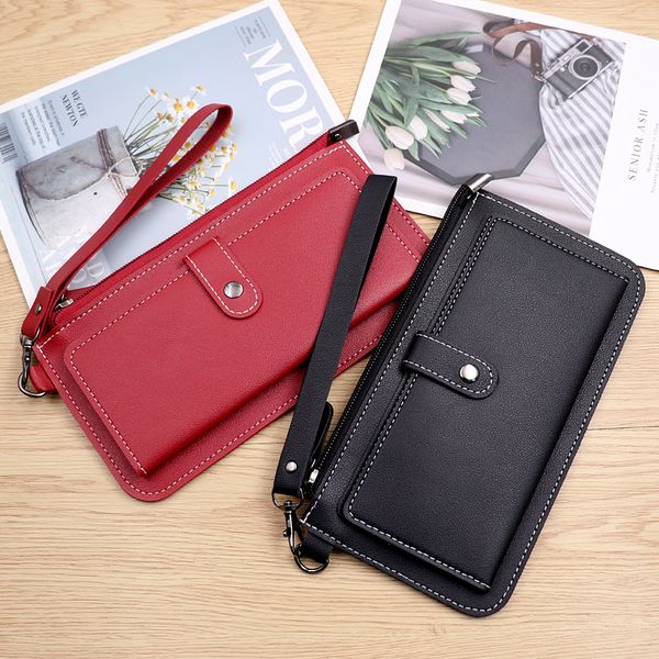 multifunctional fashion women wallet new pu leather long wallets multi-card position clutch buckle zipper student purse small card bag d2011, Red;black
multifunctional fashion women wallet new pu leather long wallets multi-card position clutch buckle zipper student purse small card bag d2011, Red;black